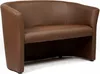 Couchgarnitur - Sofa Set - Braun - Kunstleder - 2 Sitzer Produktbild-Vorschau 10