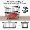 Gefrierkorb, Aufbewahrungsbox, 5er Set Stapelbare Produktbild-Vorschau 9