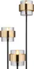 Globo Lighting Stehleuchte Metall schwarz matt, 3x E27 Produktbild-Vorschau 2