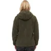A person is shown from the back wearing a green fleece jacket. Produktbild-Vorschau