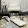 Poltrona letto HOMCOM, poltrona pieghevole con funzione Anteprima dell’immagine prodotto 6