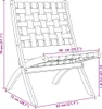 vidaXL Klapstoelen, 2 stuks, rode massief acaciahout en Productafbeelding-voorbeeld 8