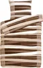 Hochwertige Biber Bettwäsche Baumwolle Streifen 155x220 Produktbild-Vorschau 5
