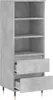 Highboard Betongrau 40x36x110 cm Holzwerkstoff Produktbild-Vorschau 6