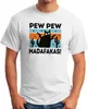 Herren T-Shirt Pew Pew Madafakas Katze Cat crazy verrückt Produktbild-Vorschau 2