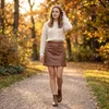 Trendiger Mini Lederrock aus Lammnappa Business Rock Produktbild-Vorschau 6