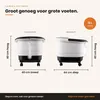 CALMENTA® XXL Voetenbad 12 liter – Voetbad met Massage & Productafbeelding-voorbeeld 5