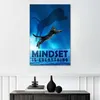 Motivation Mindset Katze Wandbild Leinwandbild Kunstdruck Produktbild-Vorschau 3