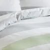 Traumschlaf Biber Bettwäsche Streifen grün 135x200 cm + Produktbild-Vorschau 4