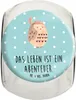 Mr. & Mrs. Panda Teedose Eule Federschmuck L 870ml - Türkis Produktbild-Vorschau 1