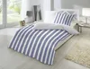 Hahn Perkal Bettwäsche breite Streifen Blau 135x200 cm Produktbild-Vorschau 2