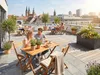 3-teiliges Balkonmöbel-Set aus Akazienholz, klappbar Produktbild-Vorschau 7