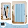 Tenda per porta, spessa, con isolamento termico, protezione Anteprima dell’immagine prodotto 3