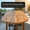 Premium Gartentisch oval ausziehbar Aruba, Garten Tisch aus Produktbild-Vorschau 7