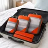 OKWISH 4-teiliges Kompressions-Packwürfel-Set Orange, Produktbild-Vorschau 8
