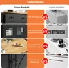 MODFU Kuchyňský ostrůvek příruční stolek, kuchyňský vozík s Náhled obrázku produktu 4