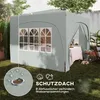 Outsunny Pavillon 3x3m wasserabweisend Stabil Winterfest Produktbild-Vorschau 6