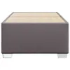 Bettgestell Grau 90x190 cm Kunstleder Produktbild-Vorschau 4