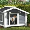 Abris pour chien SUGIFT en bois de pin, avec sol amovible, Voir les images du produit 10