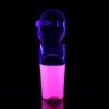 FLAMINGO-808UVG Damen Sandale von Pleaser, Transparent Produktbild-Vorschau 2