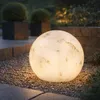 LED Solar-Kugelleuchte  Ø 25 cm in Marmor-Optik | Produktbild-Vorschau 2