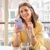 Accezz Liquid Silikoncase iPhone 13 Mini - Violett Produktbild-Vorschau 8