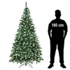 A Christmas tree is shown next to a silhouette of a person for scale. Produktbild-Vorschau