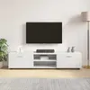 vidaXL Holzschrank 150 x 39 x 30 cm Weiß Holzwerkstoff Produktbild-Vorschau 4