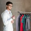 Relaxdays - Set di 8 grucce per abiti, spalle larghe, barra Anteprima dell’immagine prodotto 2