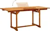vidaXL Tavolo da pranzo da giardino (120-170)x80x75 cm in Anteprima dell’immagine prodotto 2