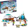 A LEGO Friends igloo set with figures and accessories, shown both in its packaging and assembled. Produktbild-Vorschau