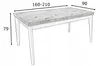 Loft schwarzer Klapptisch Eiche Craft 90x160/210 Produktbild-Vorschau 7