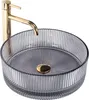 Lavabo Da Appoggio Rea Ingrid Grey 36 Anteprima dell’immagine prodotto 2