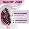 Brosse à cheveux bio sans tiraillement, avec poils de Voir les images du produit 2