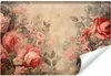 Muralo Vlies Fototapete bunte Blumen Pflanzen Vintage Retro Produktbild-Vorschau 1