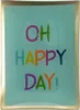 Love Plates, Glasteller M, Oh happy day, hellgrün Produktbild-Vorschau 2