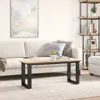 vidaXL Blat 110x40x1,7 cm prostokątny z litego drewna Podgląd zdjęcia produktu 3