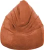 A single orange beanbag chair is shown against a white background. Náhľad obrázku produktu
