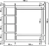 Skye Decor, Pamir- Pamir Trend Gardırop Çok Raflı L607LCV, Produktbild-Vorschau 6