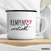 Huuraa Emaille Tasse Kempen verliebt 300ml Vintage Produktbild-Vorschau 3