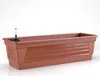 Blumenkasten Milano 3er Set - Terrakotta - Mit Hydroeinsatz Produktbild-Vorschau 2