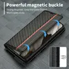 Hülle für Google Pixel 8 Kohlefaser Leder Brieftasche Produktbild-Vorschau 4