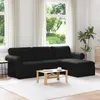 vidaXL Sofa czarna 215 x 138 x 80 cm tkanina Podgląd zdjęcia produktu 2