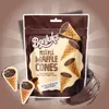 Bonjuks Mini Waffle Cones Dark 50 g – Mini Waffelhörnchen Produktbild-Vorschau 1