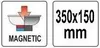 Obdĺžnikový magnetický podnos 350 x 150 mm YT-0831 Náhľad obrázku produktu 7