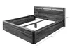 MASSIVMOEBEL24 | Lit double 200x200 Palissandre teinté Voir les images du produit 4
