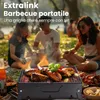 Extralink Grill Portatile, Acciaio Inox, Compatto, per Anteprima dell’immagine prodotto 3
