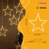 SALCAR 4 Stück 120 LED Lichterkette LED Stern Fenster Deko Produktbild-Vorschau 7