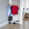 Relaxdays Kleiderständer mit Schuhablage, Metall, Produktbild-Vorschau 2