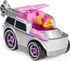 A toy vehicle with a dog figurine inside, shown from a side-front angle against a white background. Produktbild-Vorschau